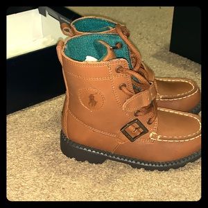 Toddler Tan Polo Ralph Lauren Boots